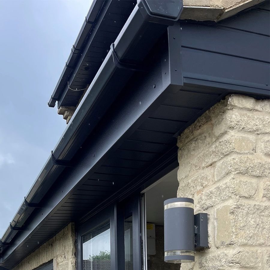 Fascias, soffits and guttering on a Mansfield home