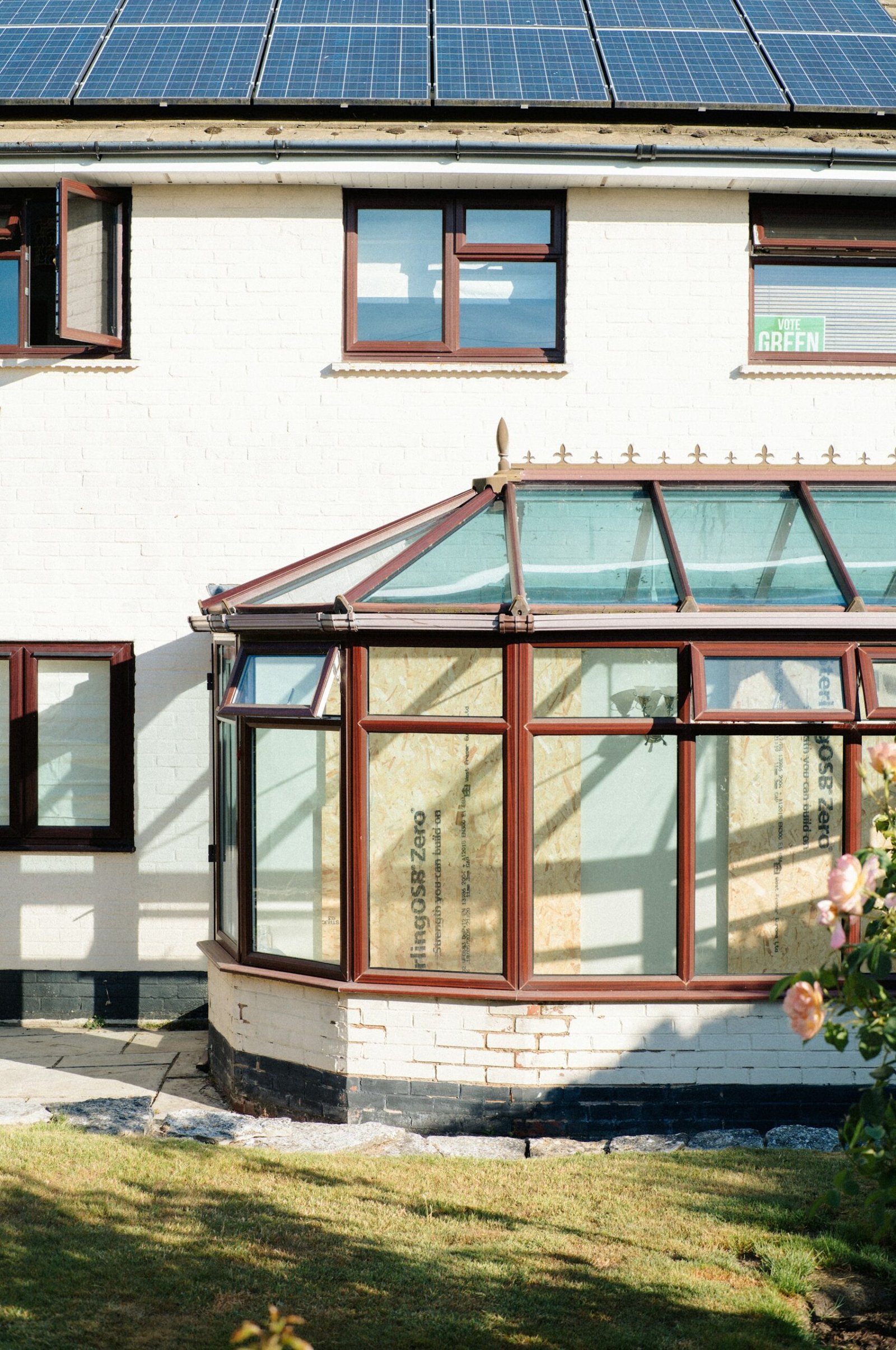 Warm roof conservatory